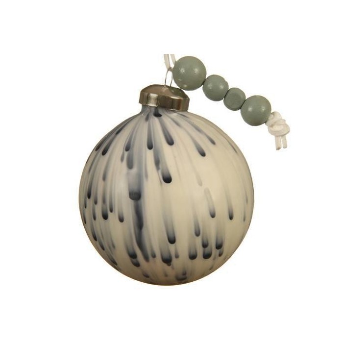 SFERA 8CM NIGHT BLUE EFFETTO MARMO